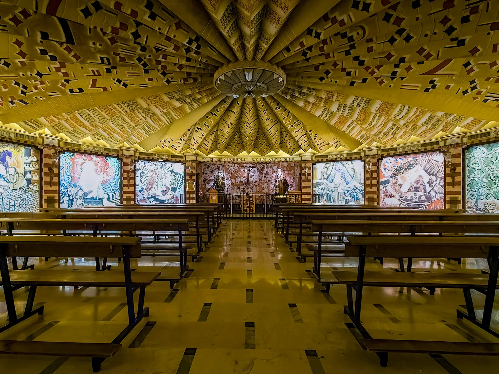 Main view at Santuario Fray Leopoldo de Alpandeire Granada (Capuchinos) Granada — travel photo