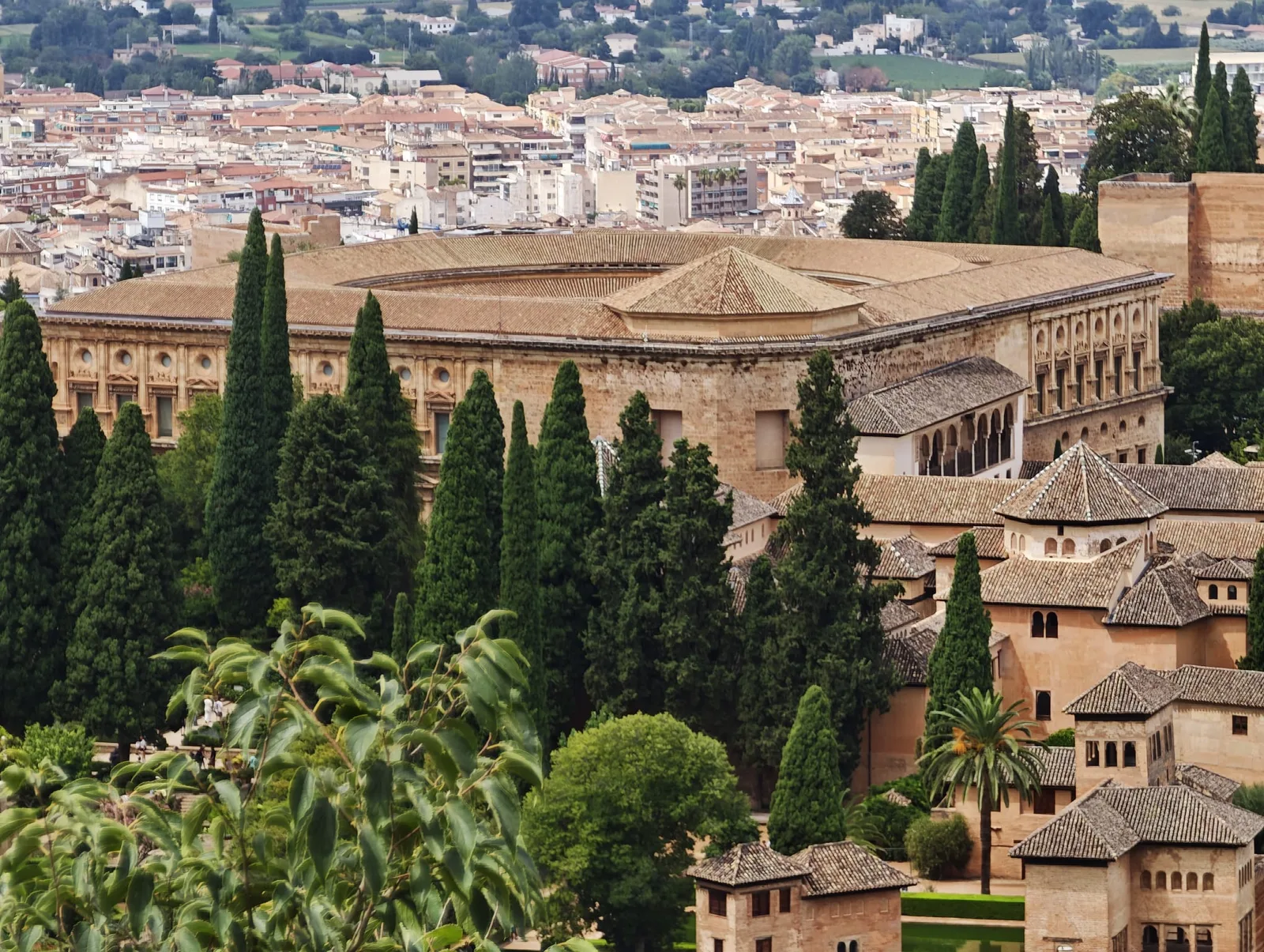 Main view at The Moor’s Chair (Saint Helen's Castle) Granada — travel photo