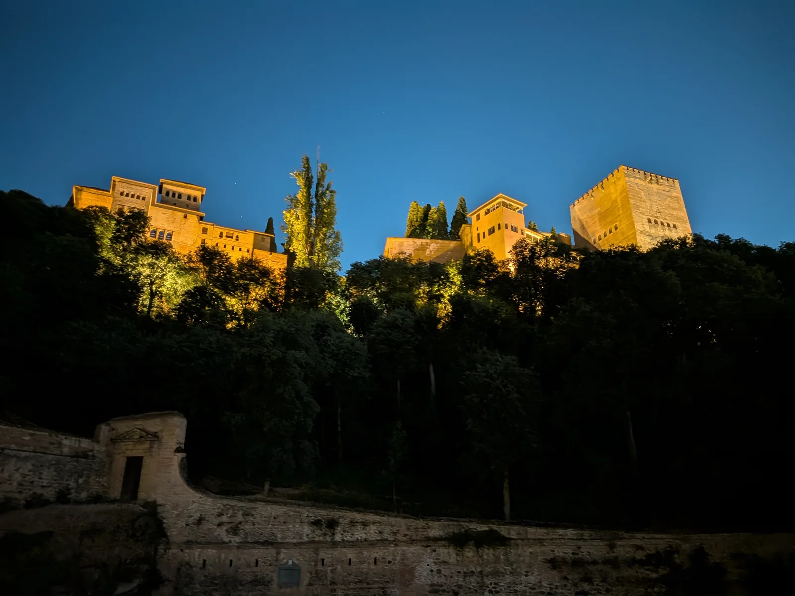 Main view at Viewpoint of the Rey Chico Granada — travel photo
