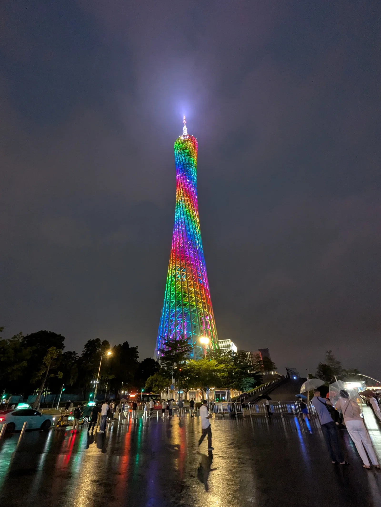 Atmosphere at Guangzhou New Television Tower Guangzhou — travel photo