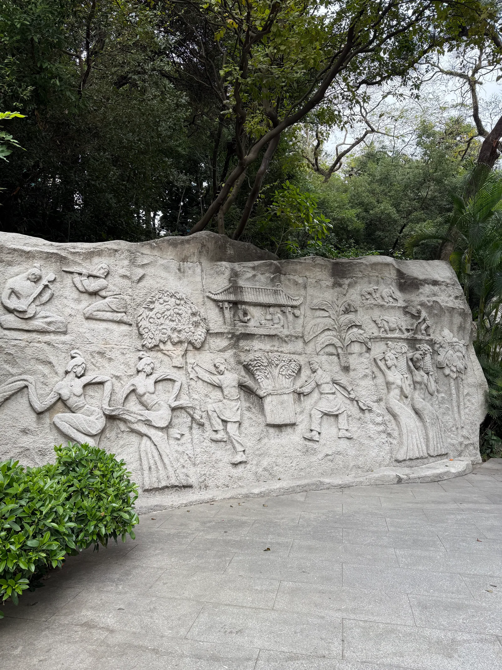 Atmosphere at Guangzhou Sculpture Park Guangzhou — travel photo