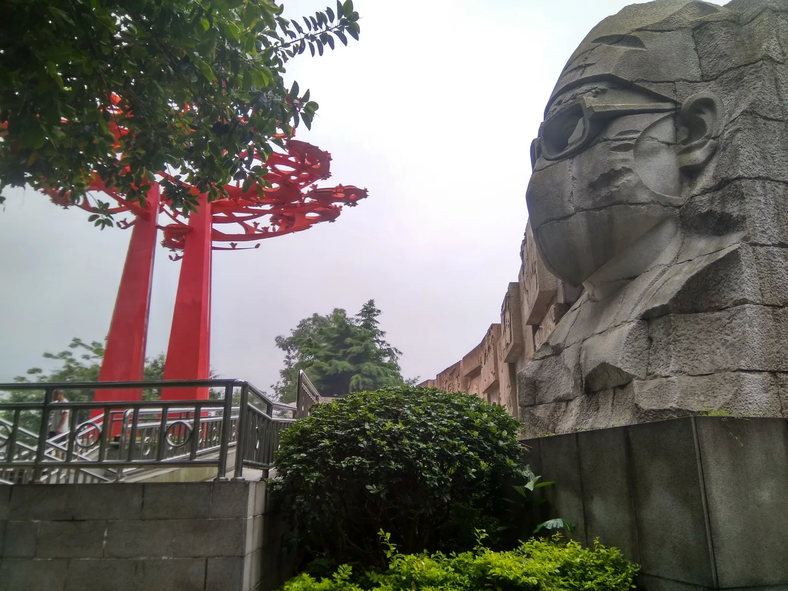 Main view at Guangzhou Sculpture Park （West Gate） Guangzhou — travel photo