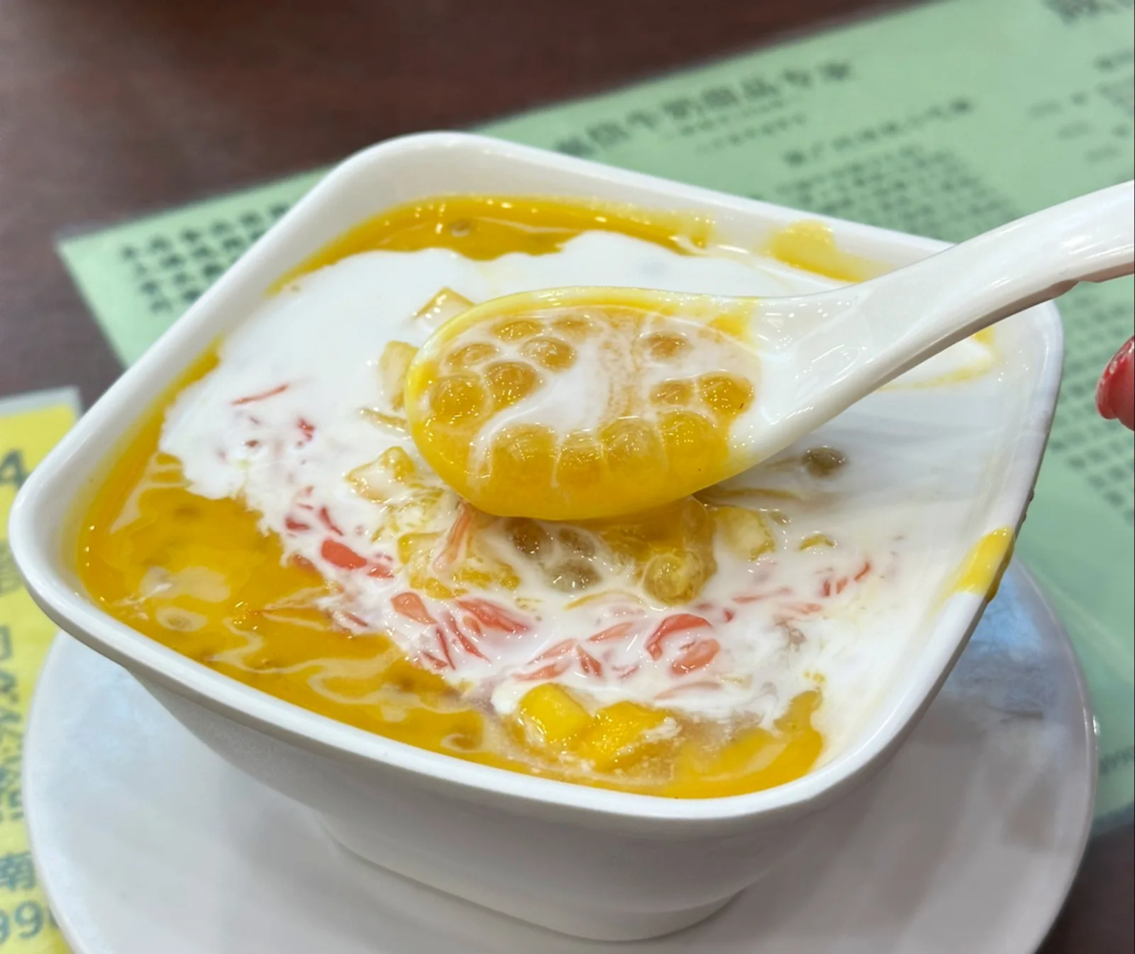Details at Nanxin Milk Desserts Expert Guangzhou — travel photo