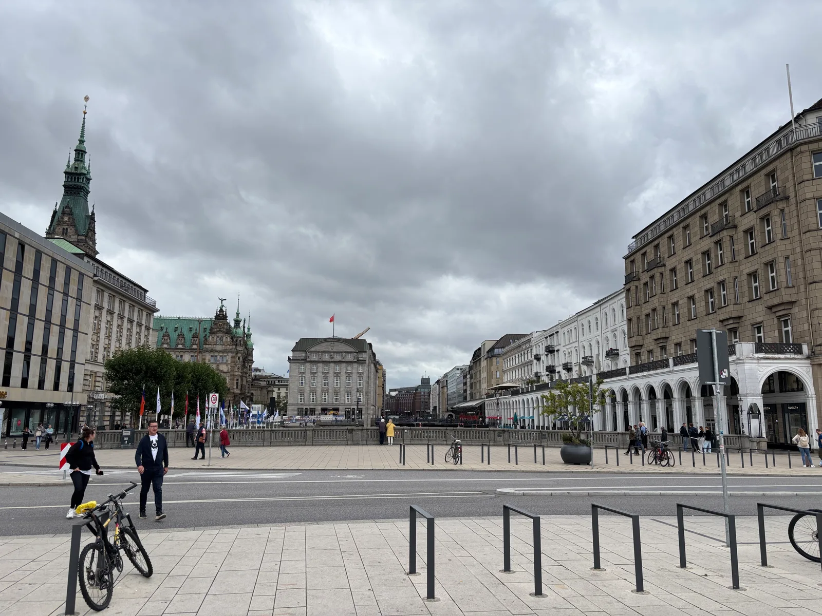 Main view at Alster Arcade Hamburg — travel photo