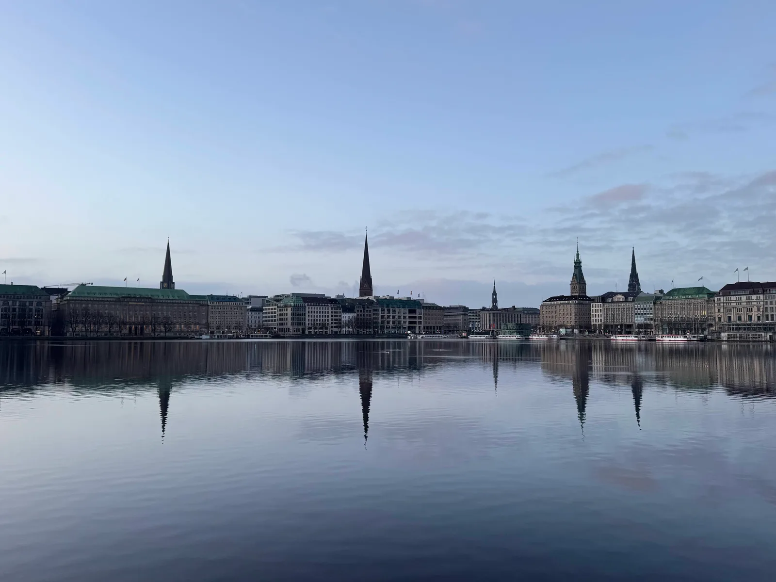 Atmosphere at Alster Arcade Hamburg — travel photo