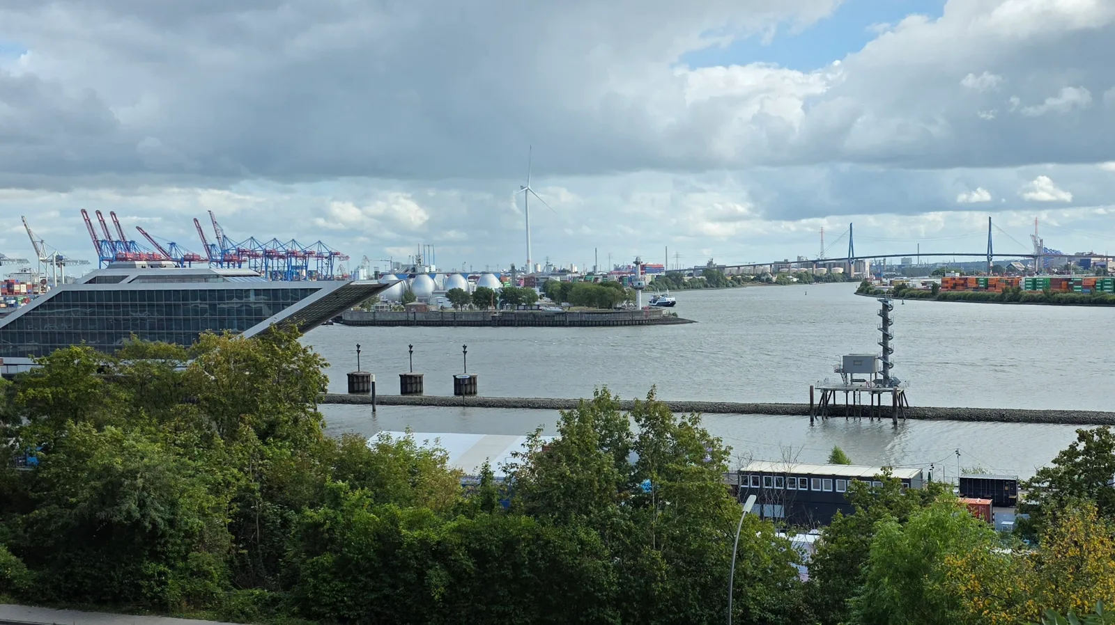Main view at Altonaer Balkon Hamburg — travel photo