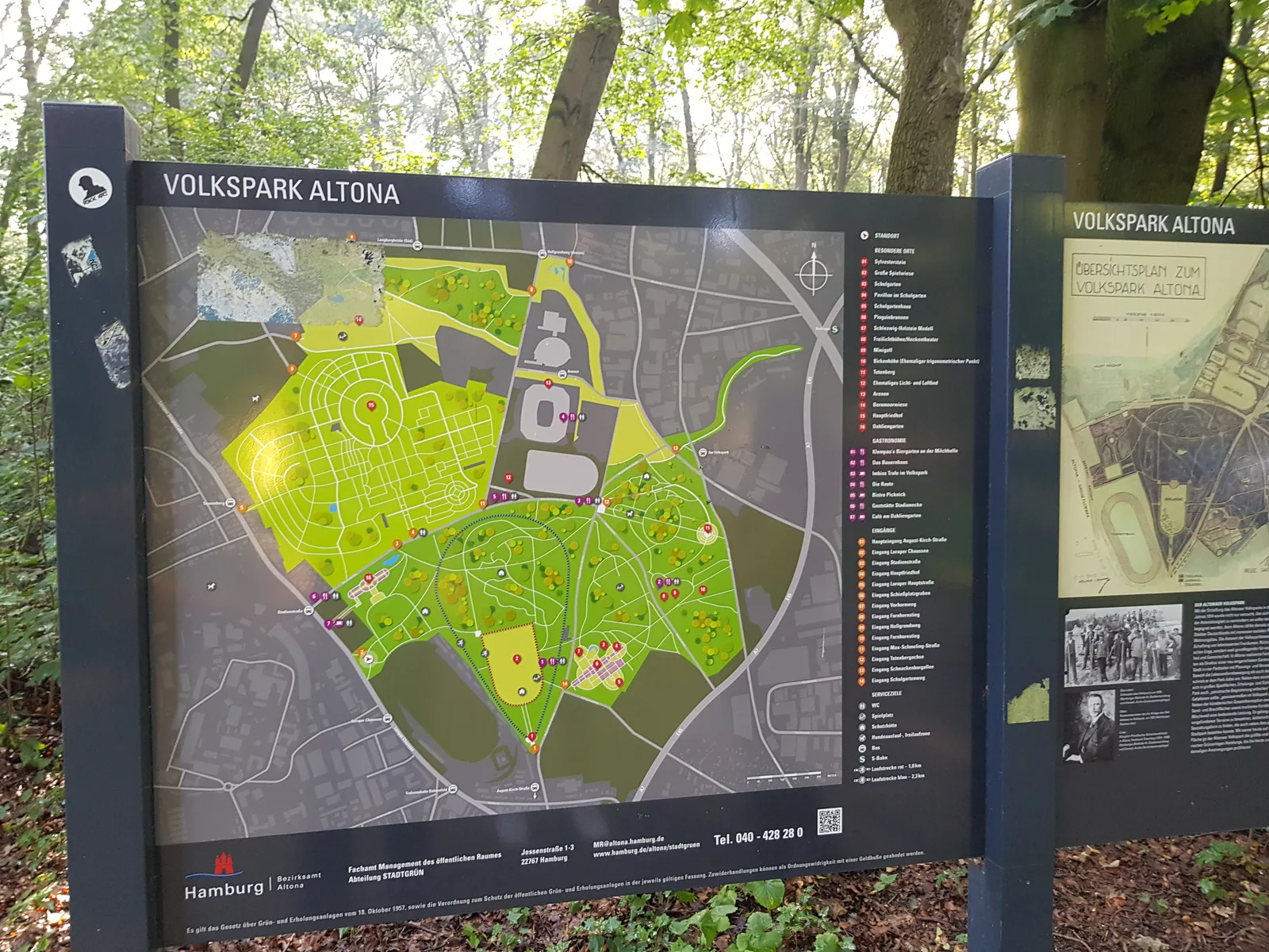Interior at Altonaer Volkspark Hamburg — travel photo