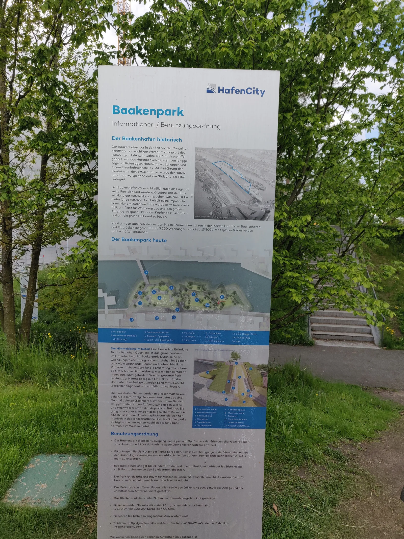 Main view at Baaken Park Hamburg — travel photo