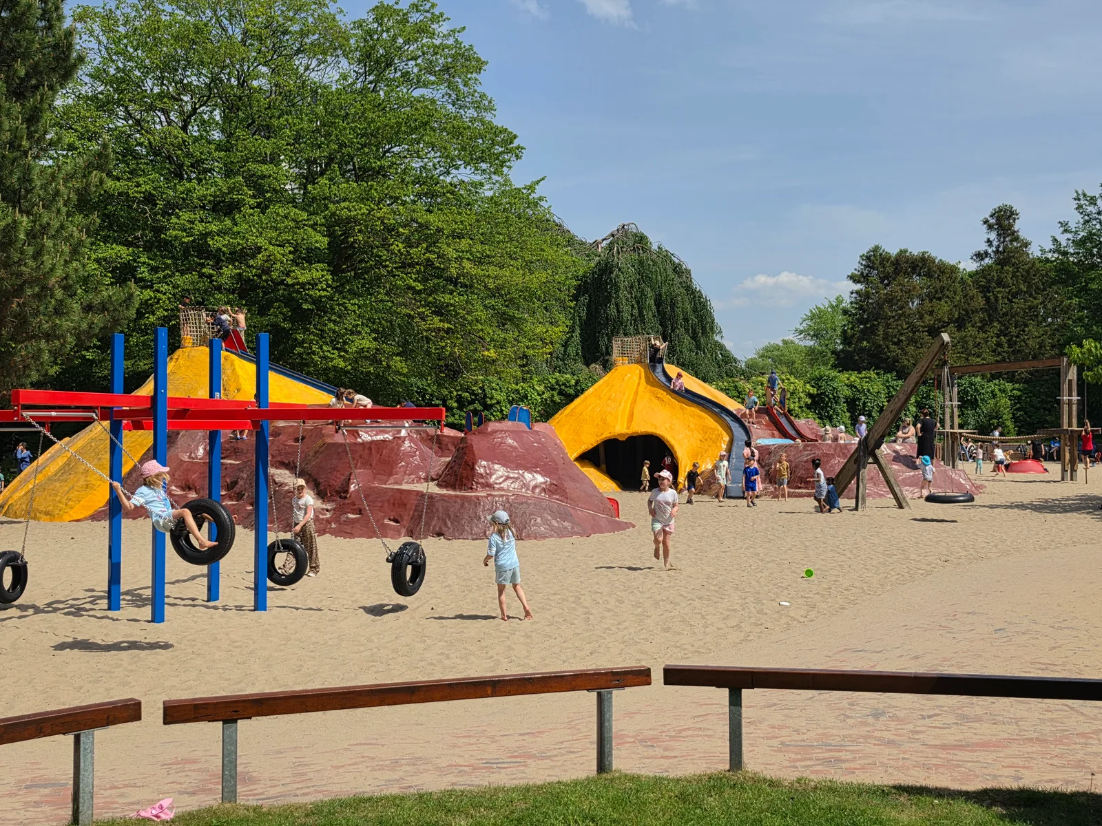 Interior at Bullerberge Spielplatz Hamburg — travel photo