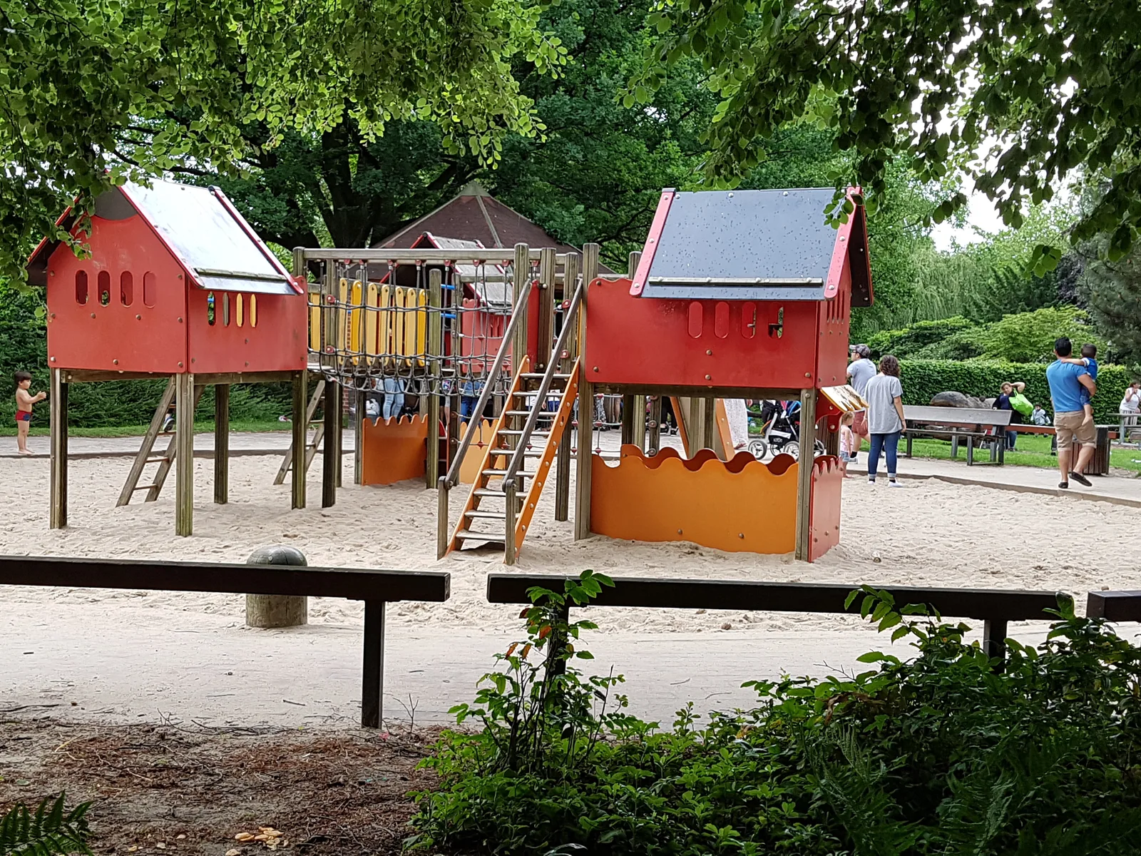 Atmosphere at Bullerberge Spielplatz Hamburg — travel photo