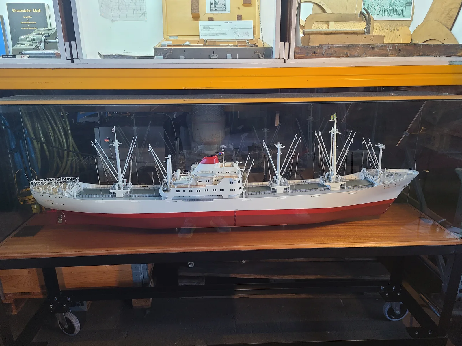Interior at German Port Museum Hamburg — travel photo