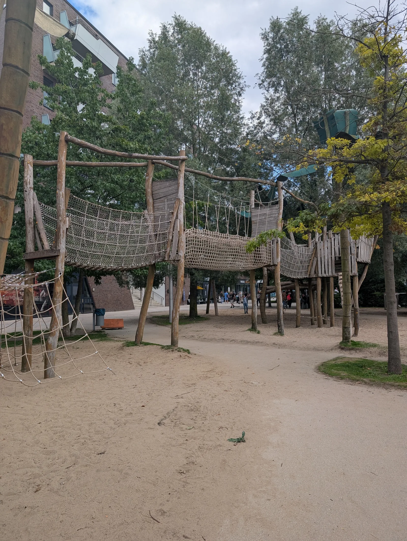 Main view at Grasbrookpark Hamburg — travel photo