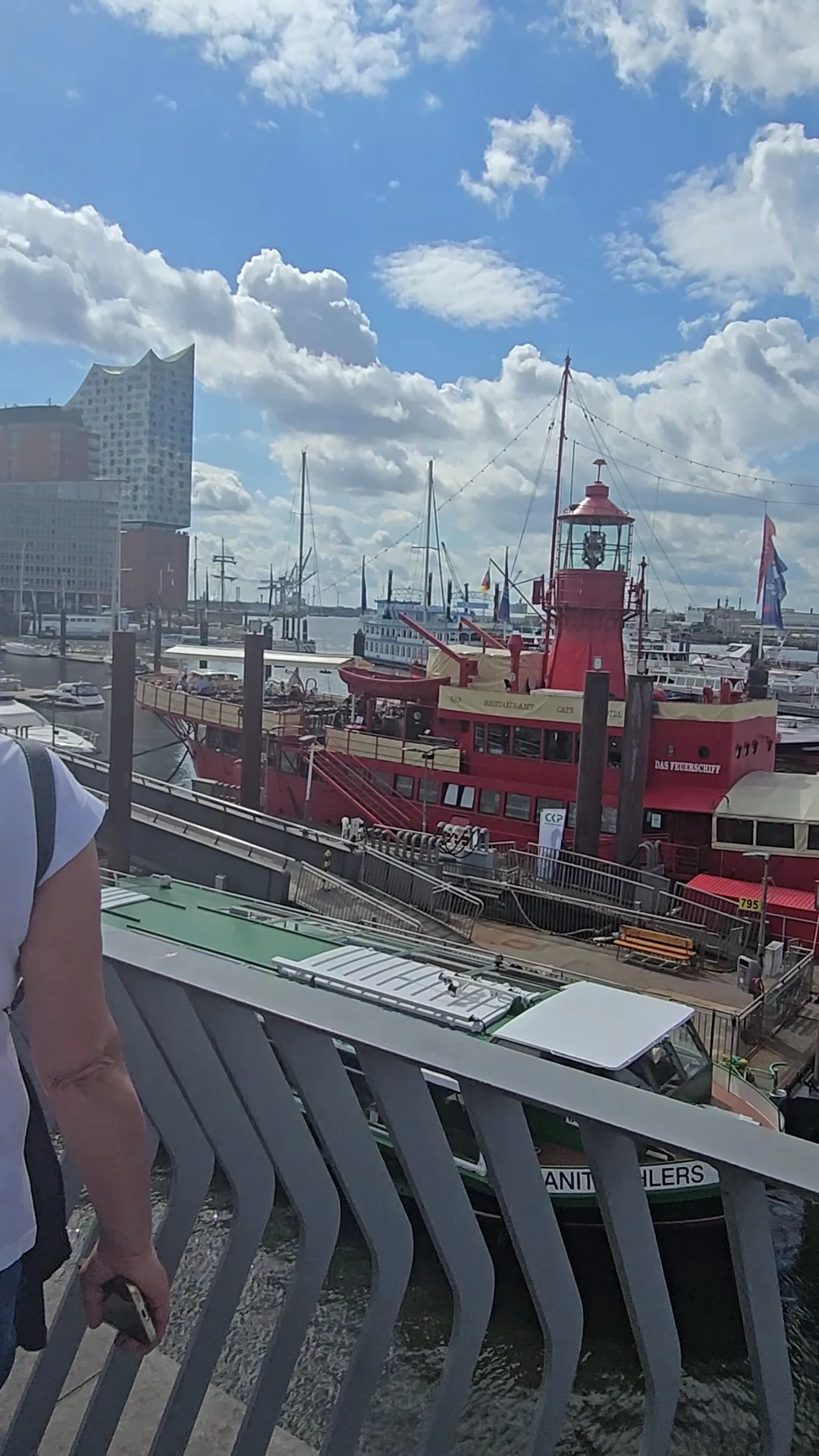 Main view at Jan Fedder Promenade Hamburg — travel photo