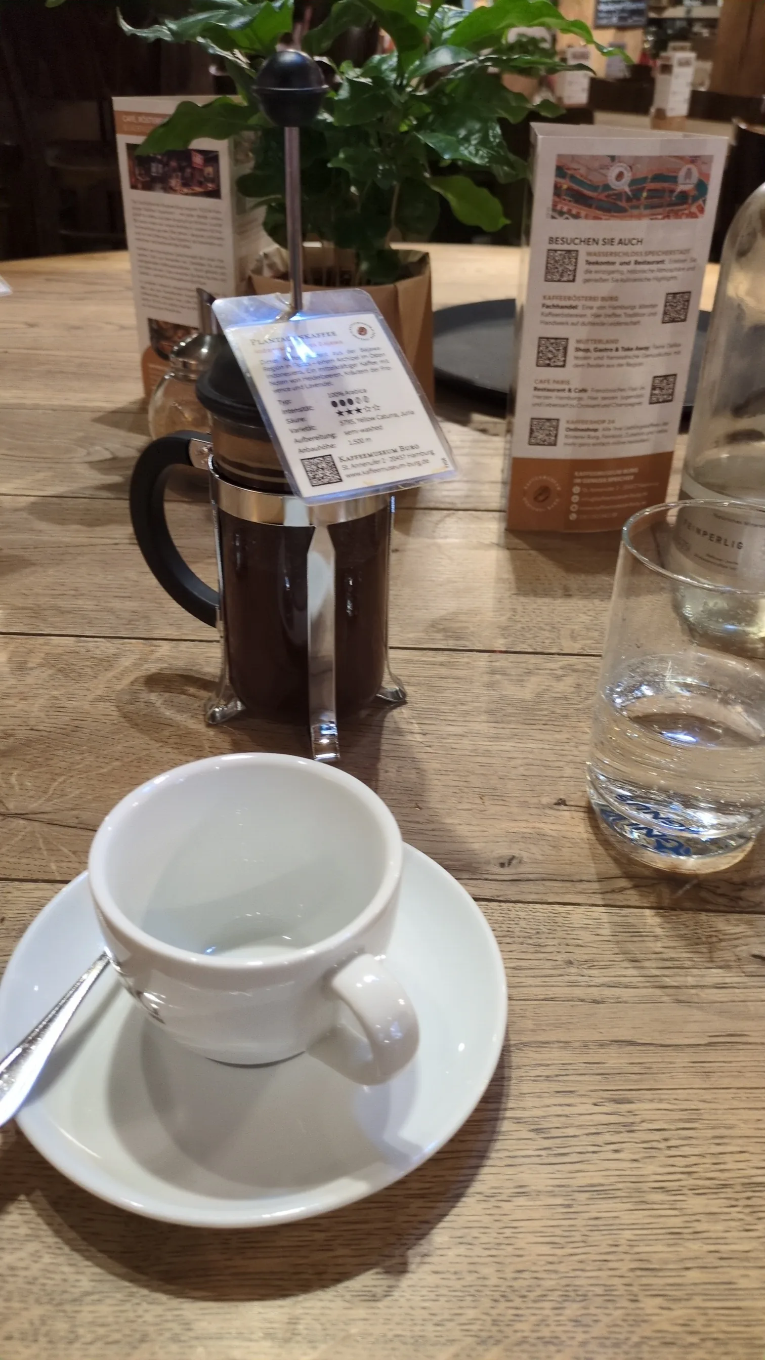 Main view at Kaffeemuseum Burg Hamburg — travel photo