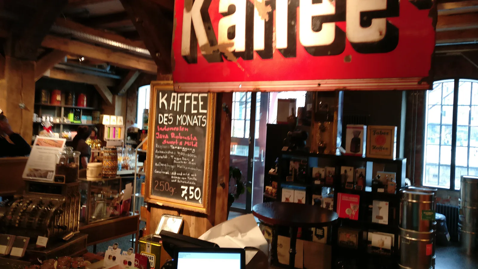 Interior at Kaffeemuseum Burg Hamburg — travel photo