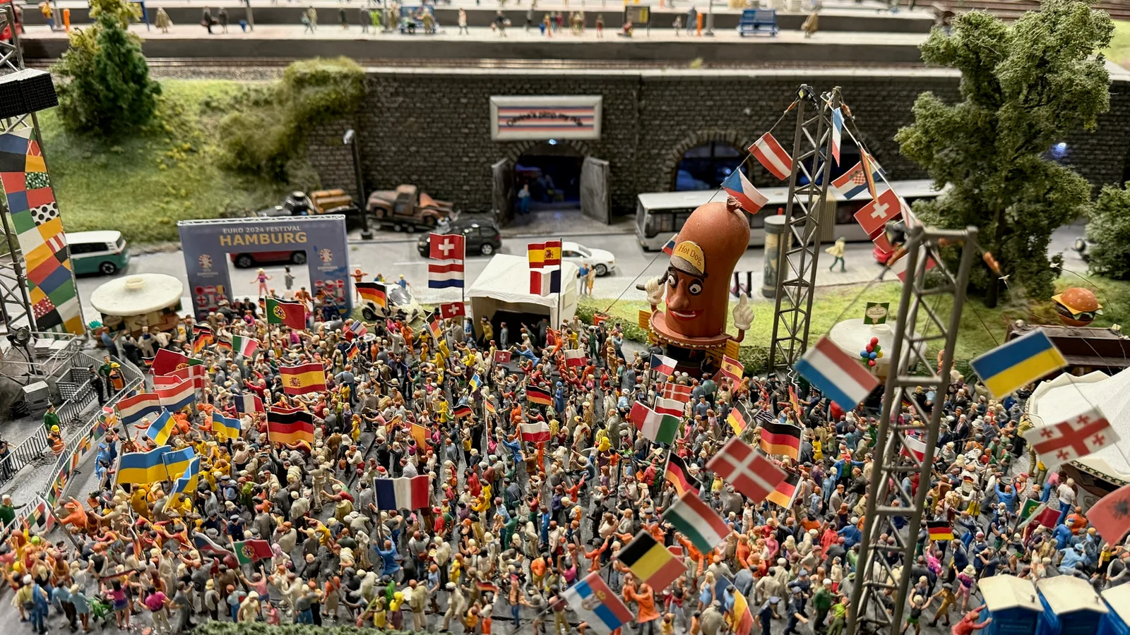 Atmosphere at Miniatur Wunderland Hamburg — travel photo