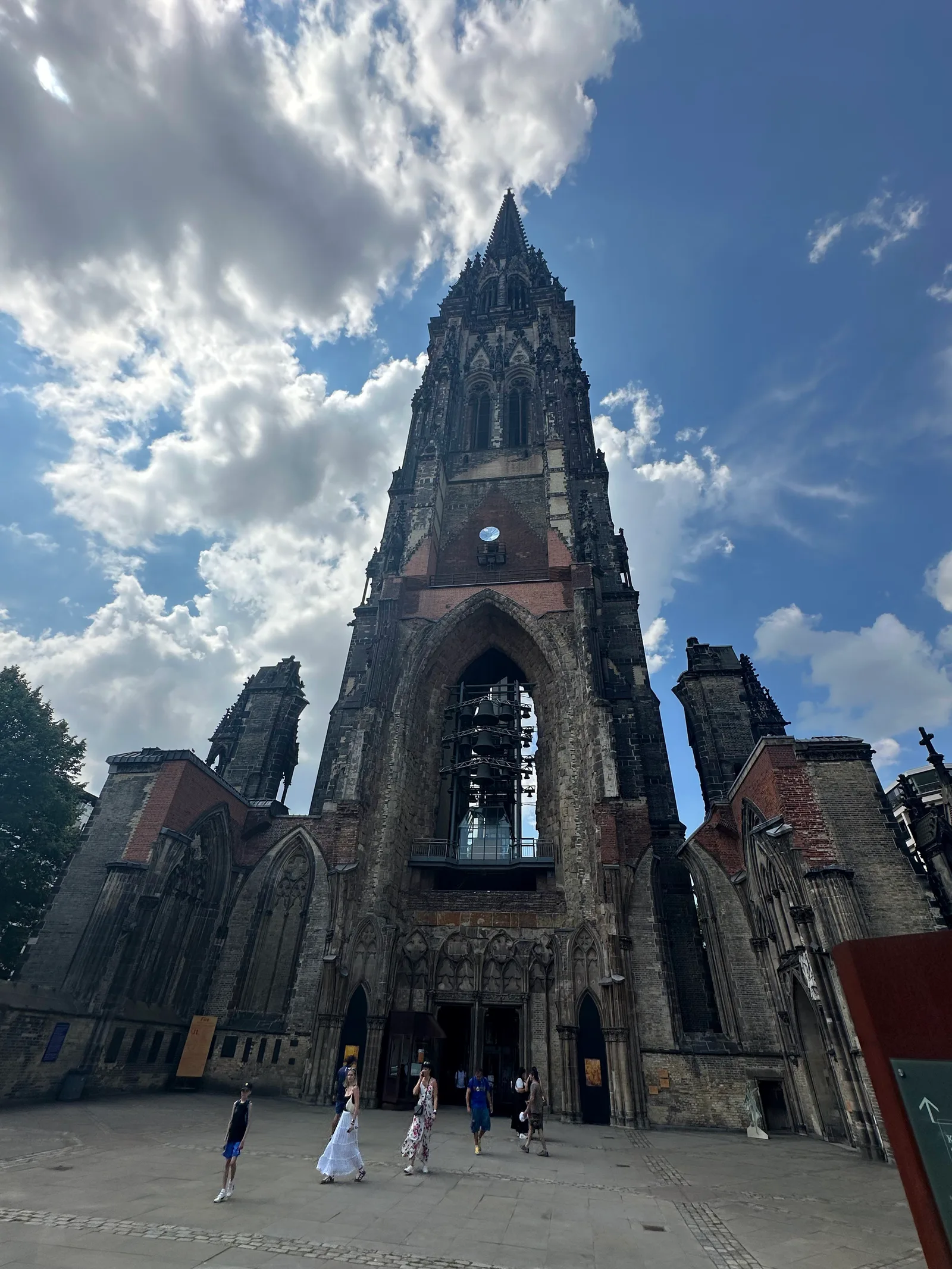Atmosphere at St. Nikolai Memorial Hamburg — travel photo