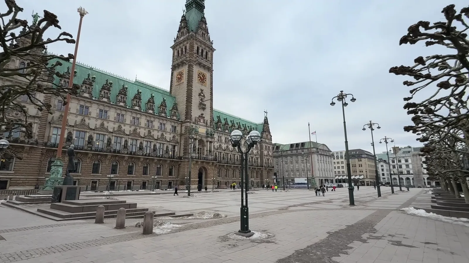 Interior at Town Hall Market Hamburg — travel photo