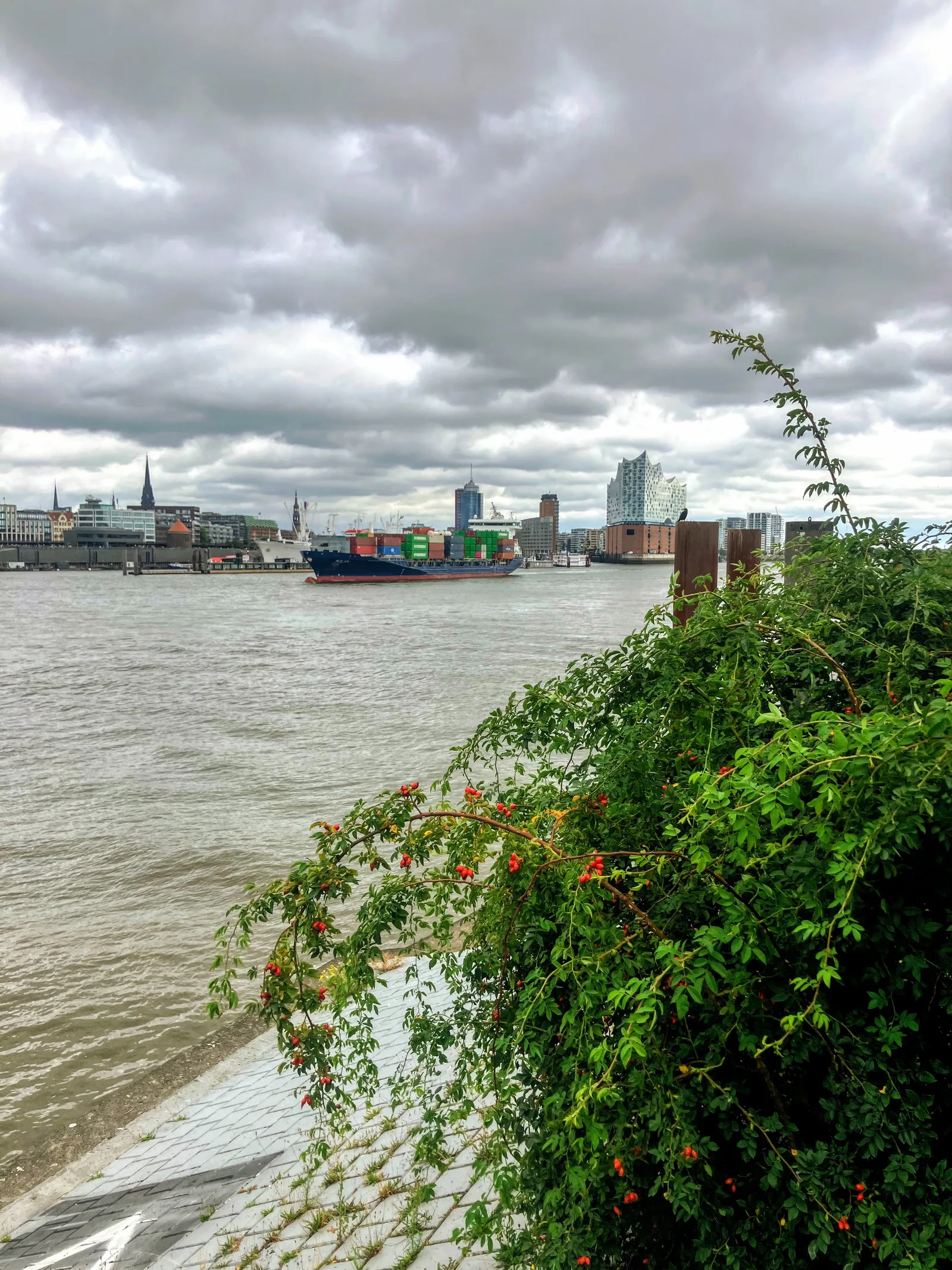 Interior at Viewpoint Steinwerder Hamburg — travel photo