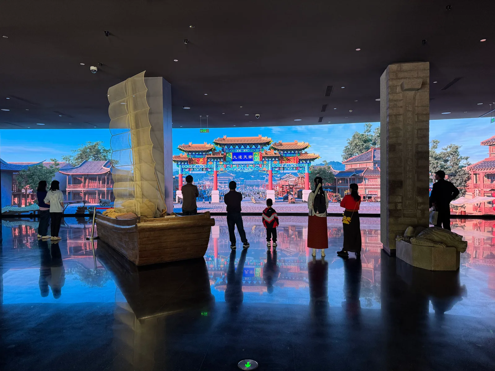 Main view at China Great Canal Museum Hangzhou — travel photo