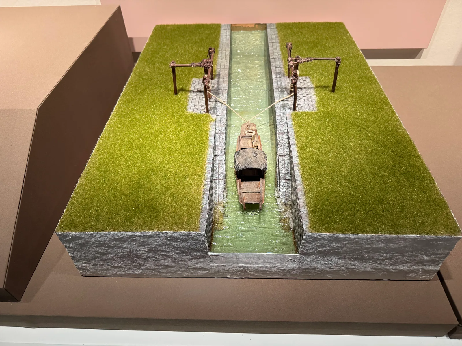 Details at China Great Canal Museum Hangzhou — travel photo