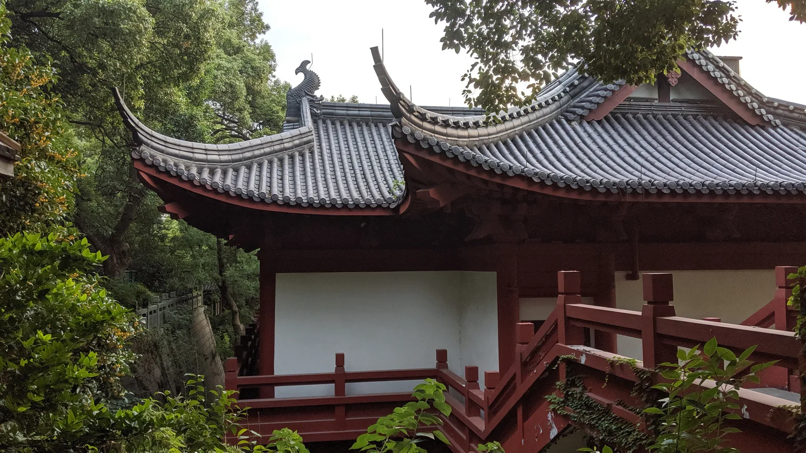 Interior at City God Pavilion Hangzhou — travel photo