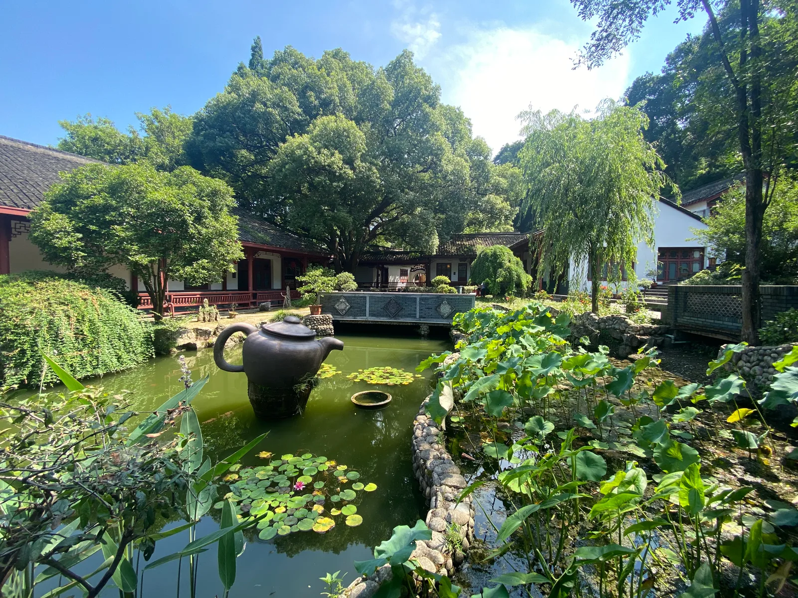 Main view at Inquiring About Tea at Dragon Well Hangzhou — travel photo