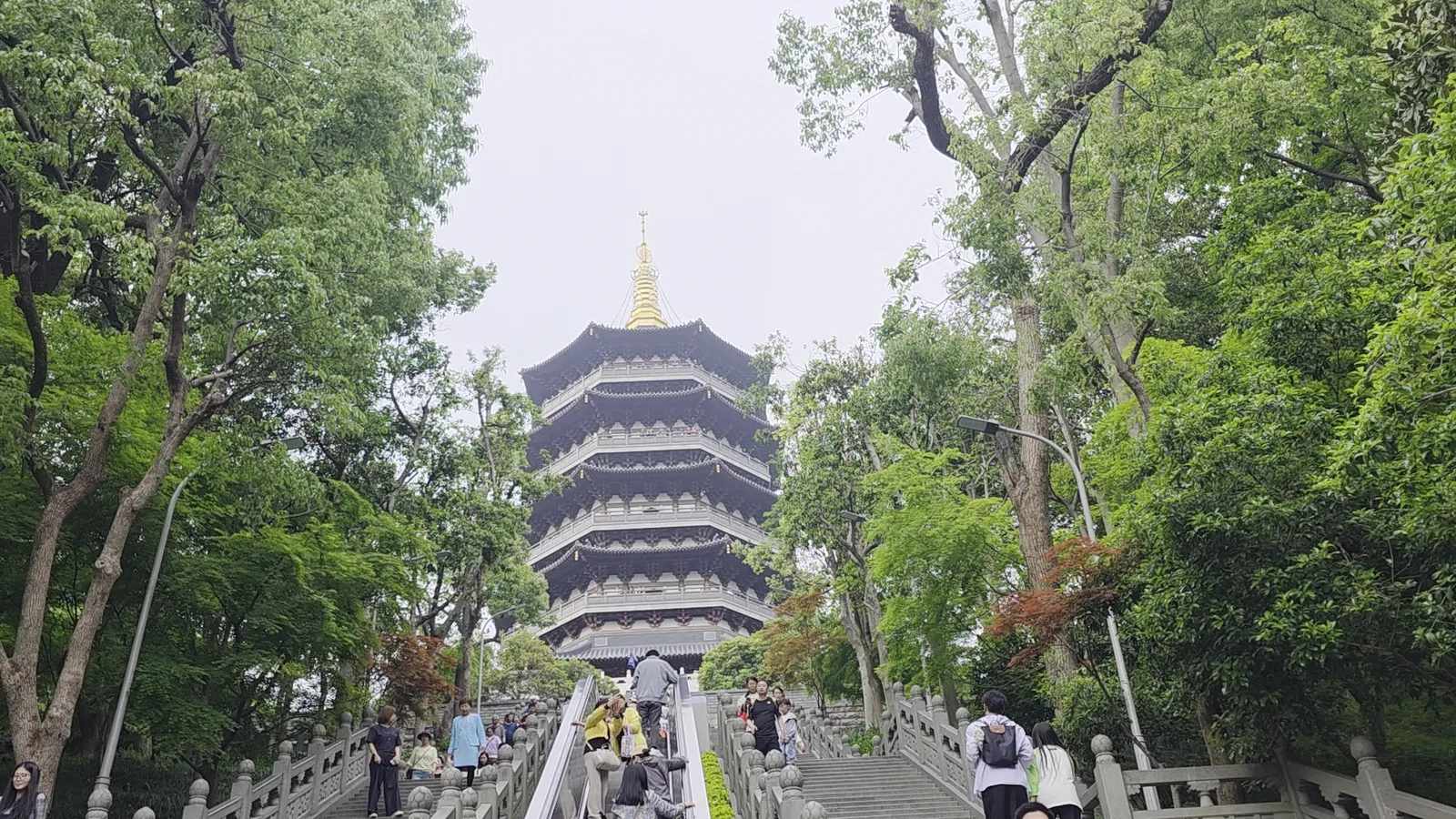 Interior at Leifeng Pagoda Hangzhou — travel photo