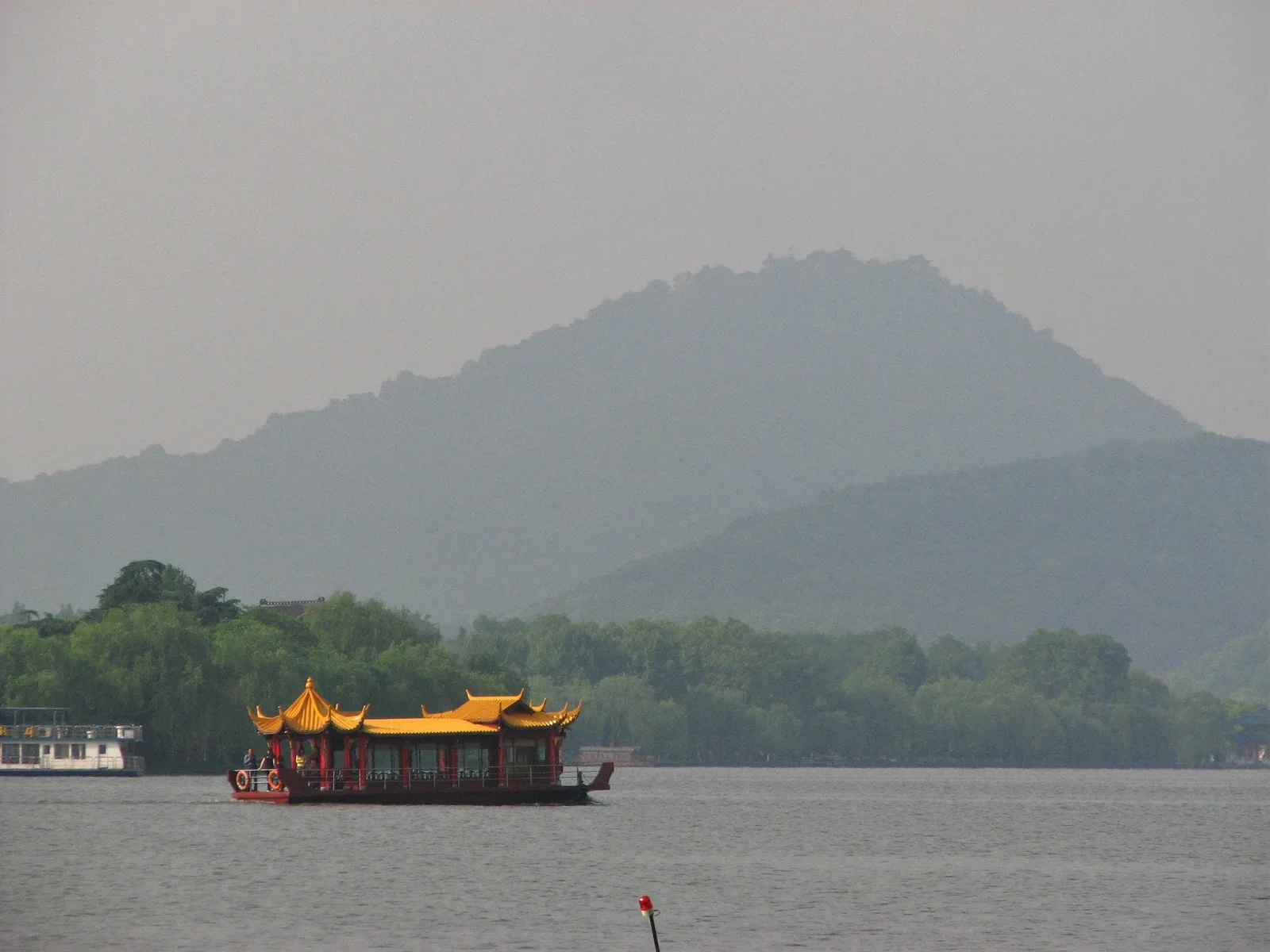 Interior at West Lake Pleasure Boat Hangzhou — travel photo