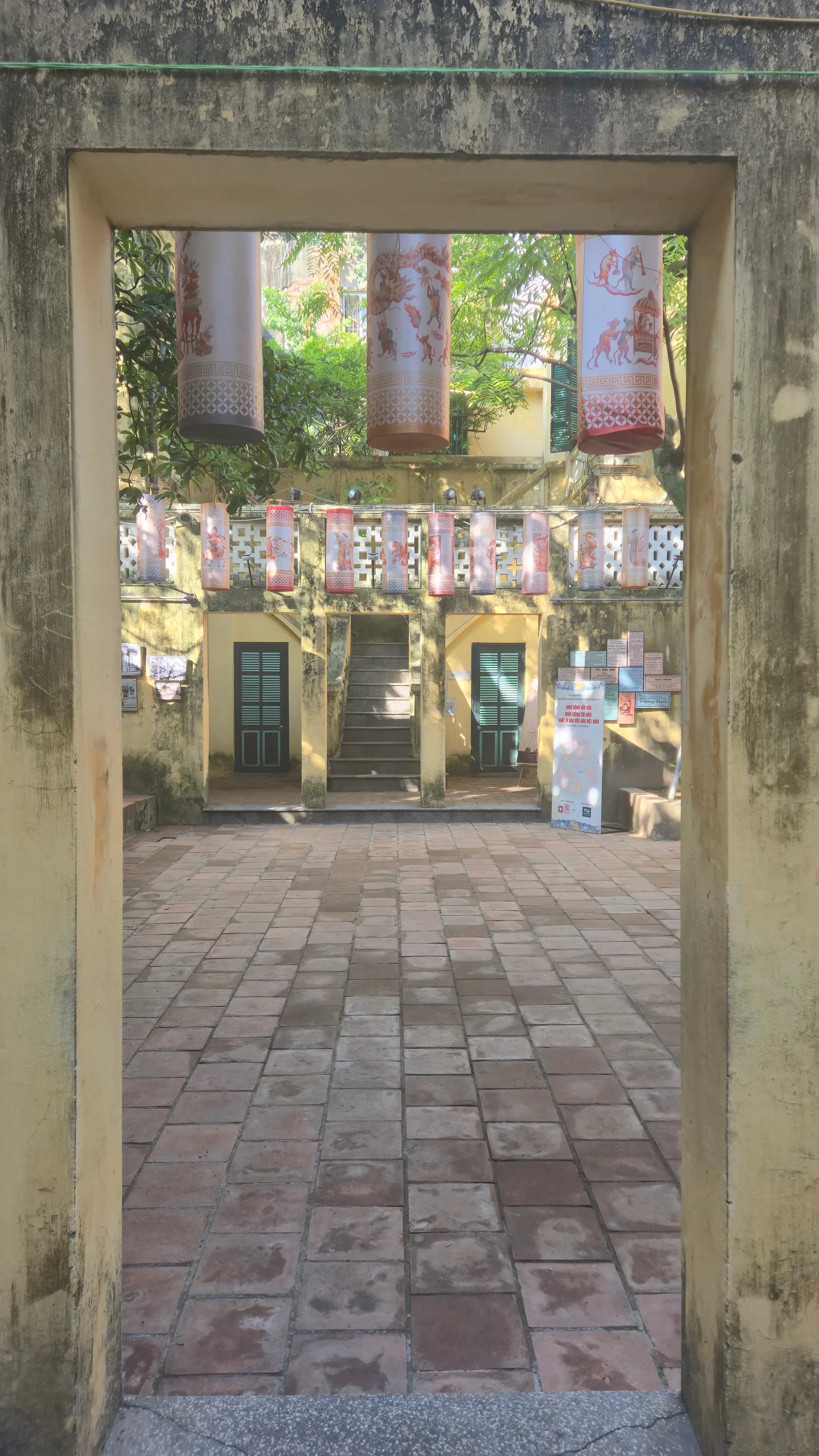 Details at 22 Hang Buom Culture and Arts Center Hanoi — travel photo