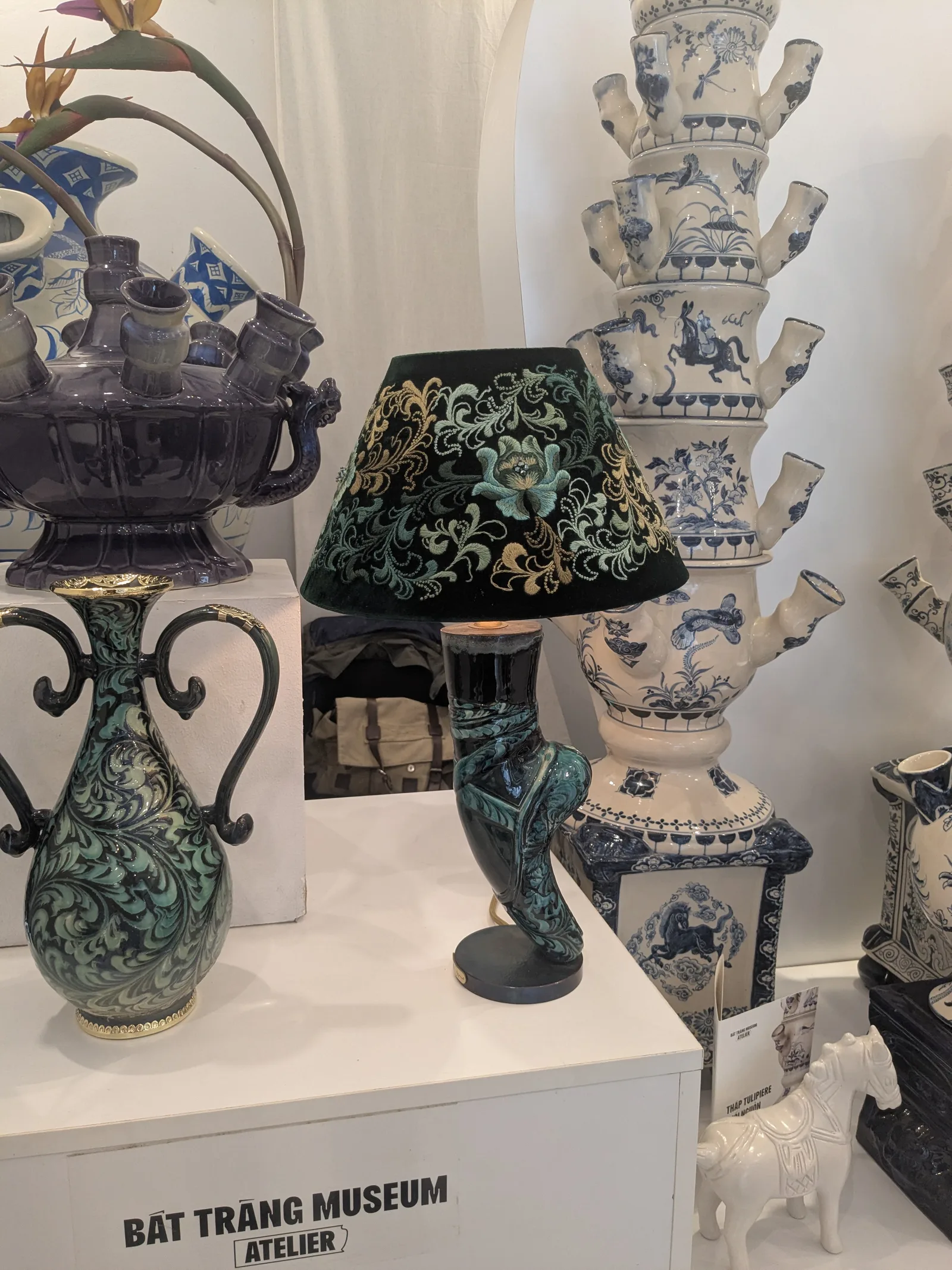 Details at Bát Tràng Museum by National Artist Vũ Thắng Hanoi — travel photo