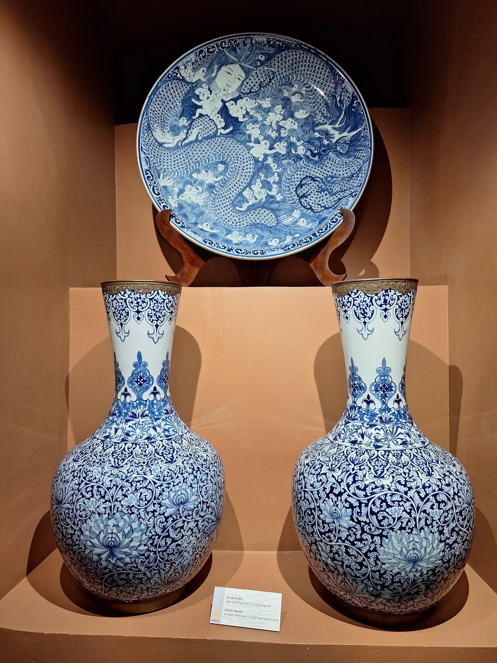 Interior at Bat Trang Pottery Village Hanoi — travel photo