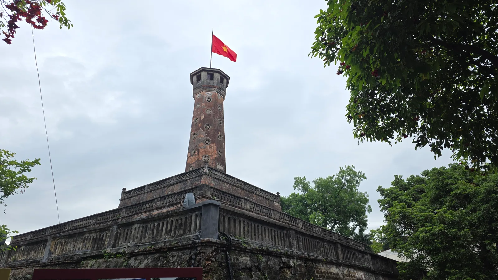 Details at Hanoi Flag Tower Hanoi — travel photo