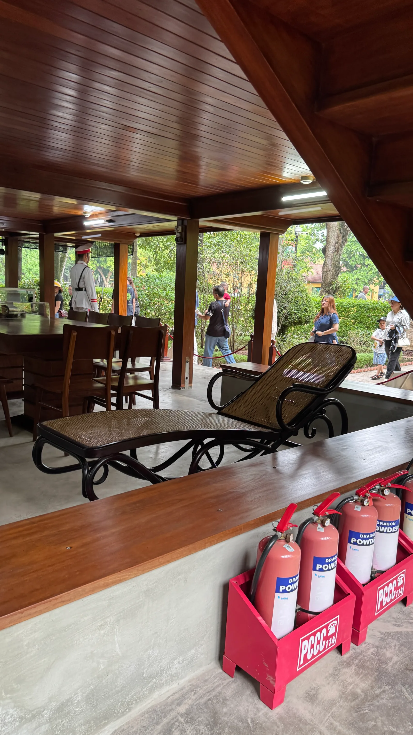 Interior at Ho Chi Minh’s Stilt House Hanoi — travel photo