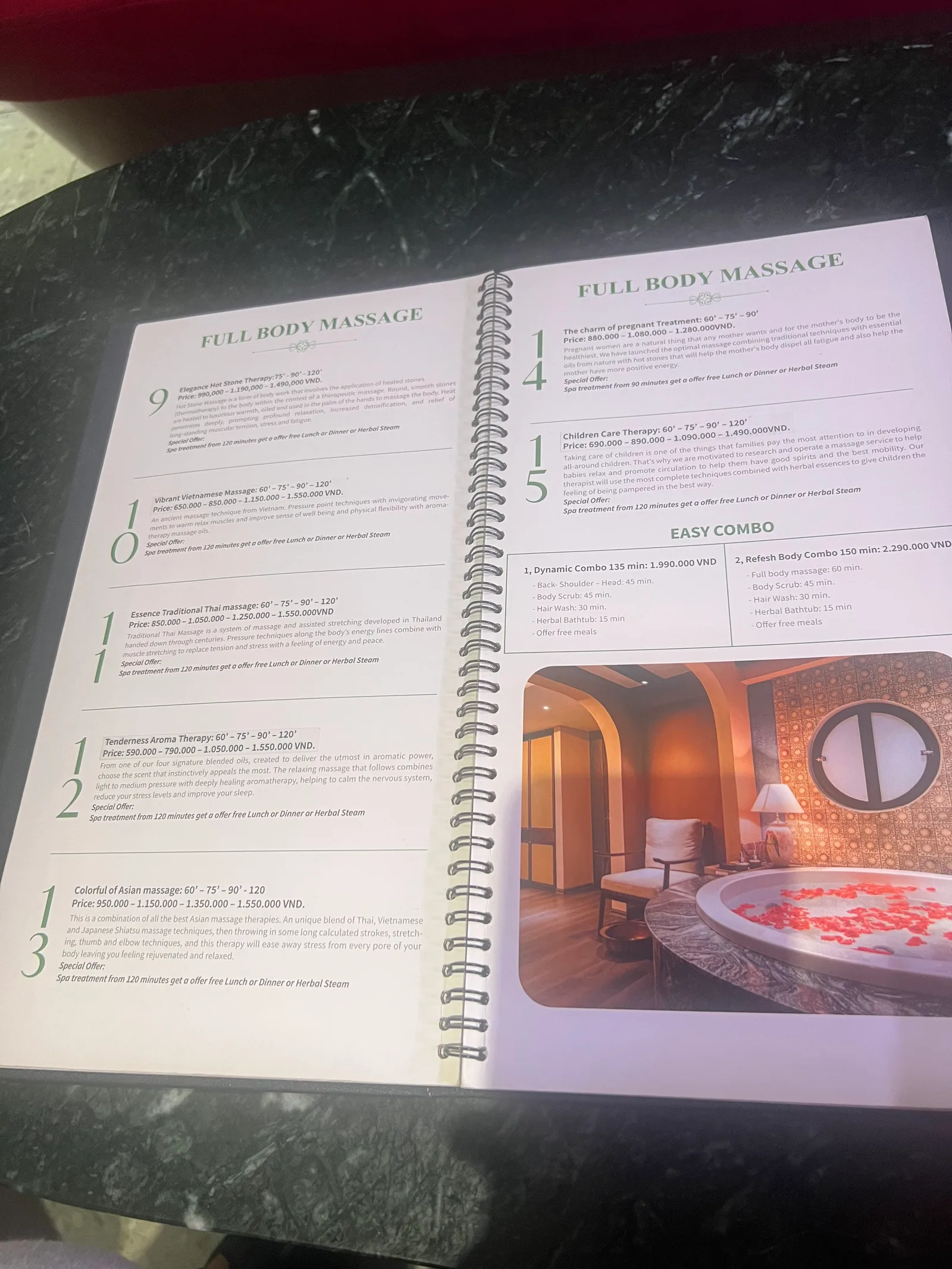 Atmosphere at L'essence Spa - Free Meals Offer Hanoi — travel photo