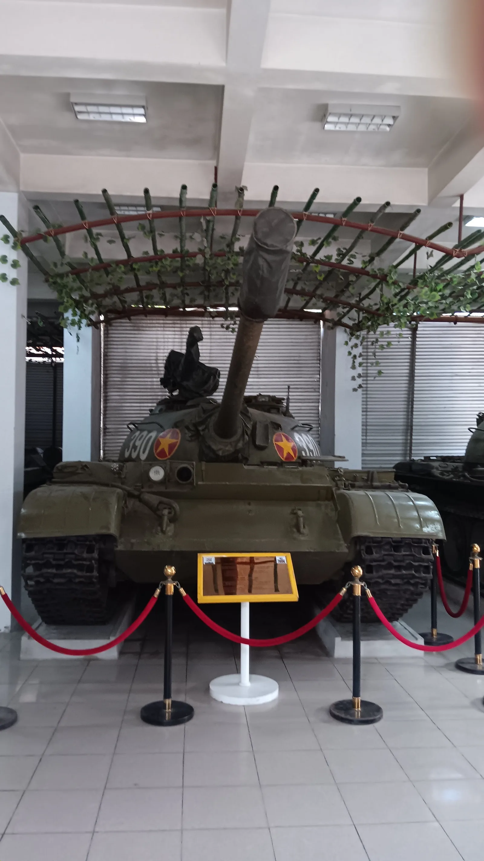 Interior at Museum of Armored Forces Hanoi — travel photo