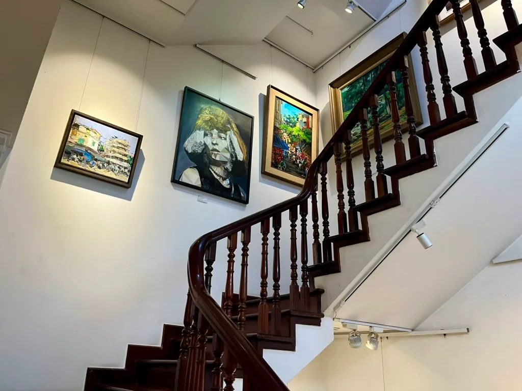 Interior at Nguyen Art Gallery Hanoi — travel photo