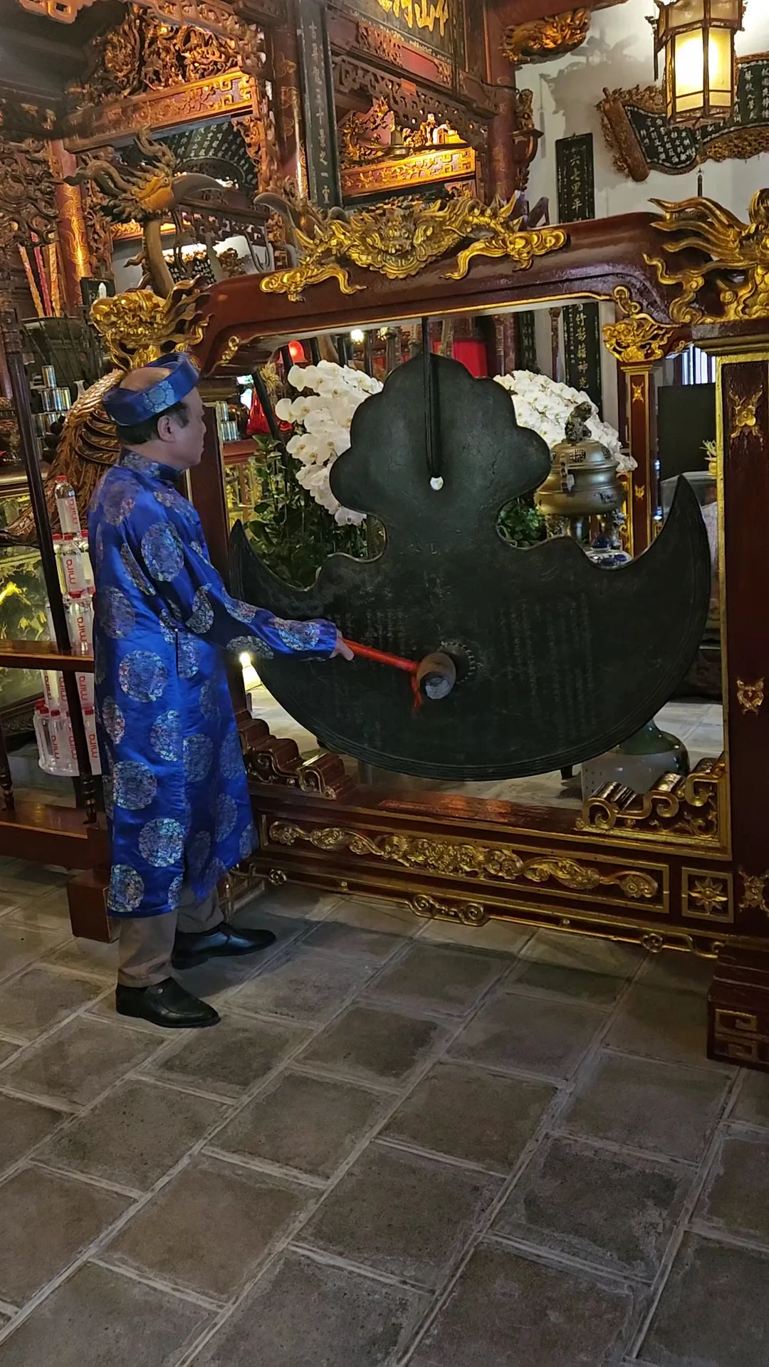 Interior at Quan Thanh Temple Hanoi — travel photo