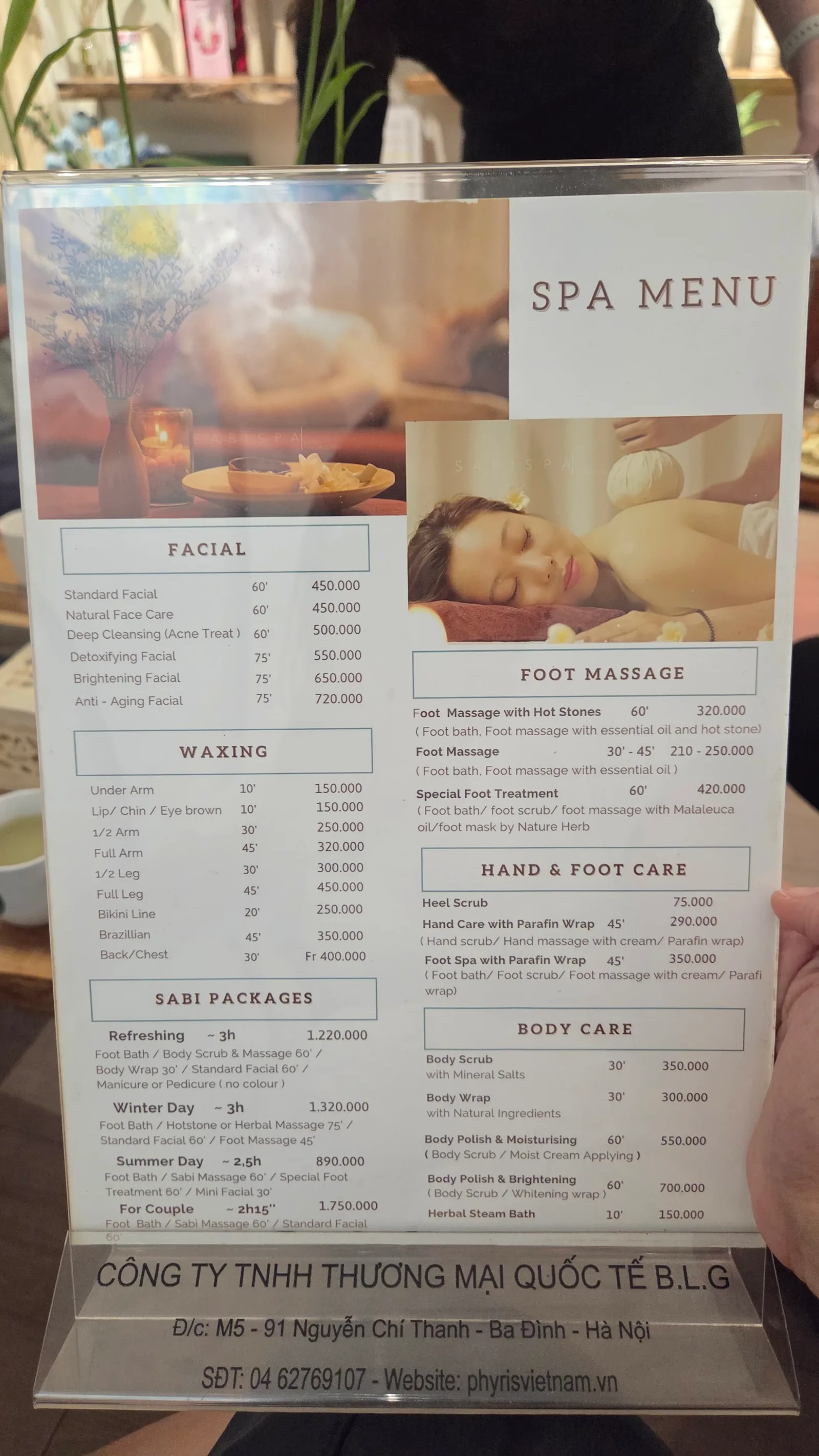 Main view at Sabi Spa Hanoi Hanoi — travel photo