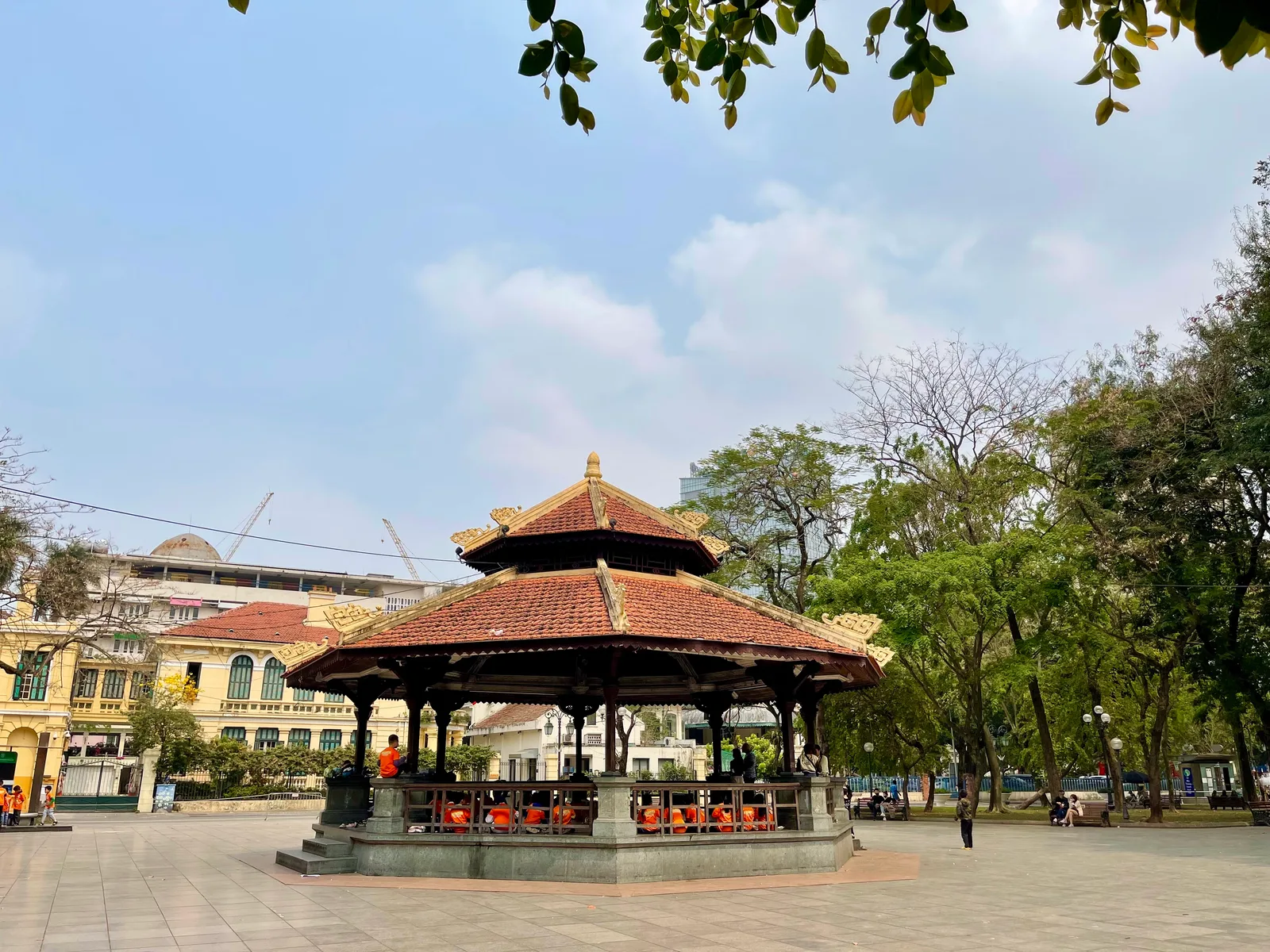 Main view at Sword Lake Octagon House Hanoi — travel photo