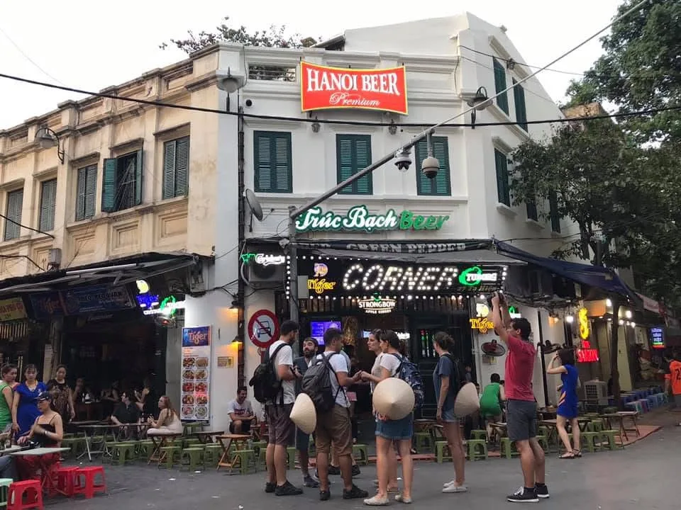 Interior at Ta Hien Beer Street Hanoi — travel photo