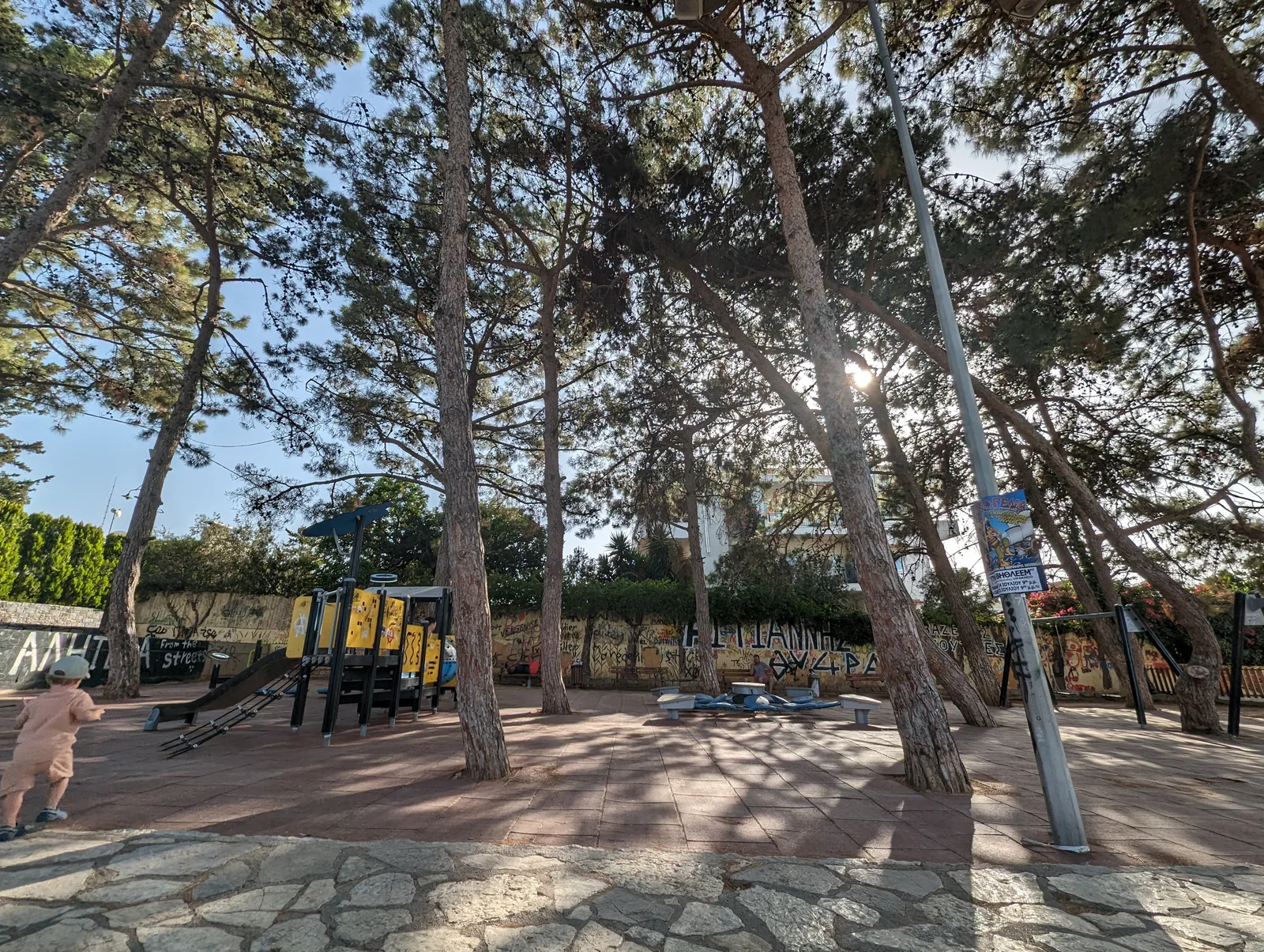 Main view at Agios Ioannis Playground Heraklion — travel photo