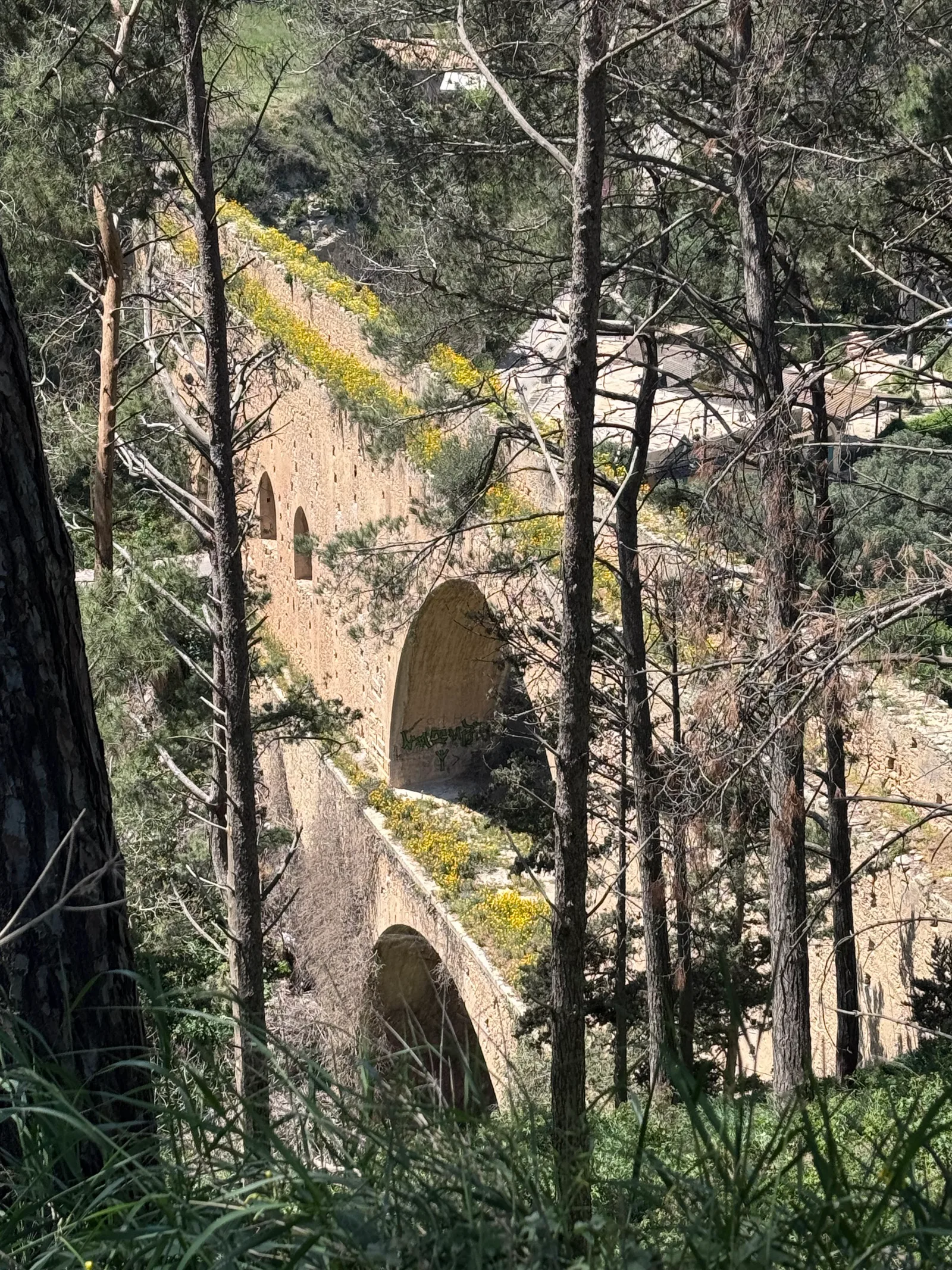 Interior at Aqueduct of Agia Irini Heraklion — travel photo