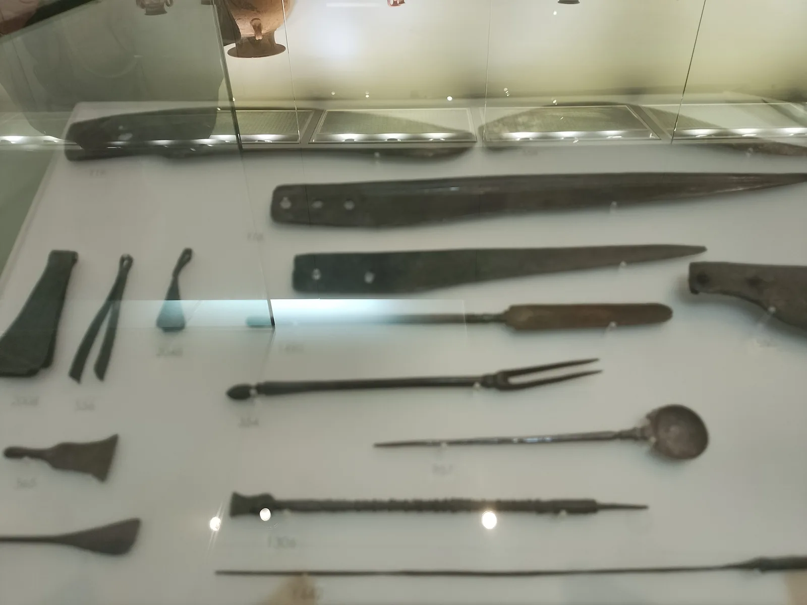 Main view at Archaeological Collection Malevizi Heraklion — travel photo