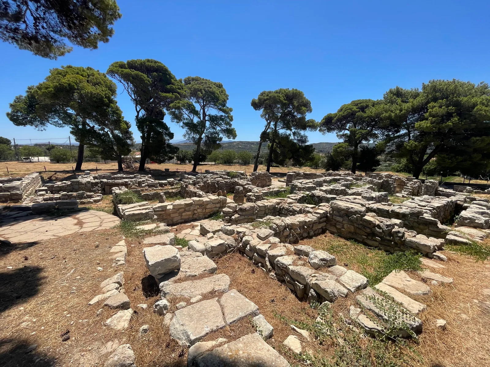 Interior at Archaeological Site of Tylissos Heraklion — travel photo