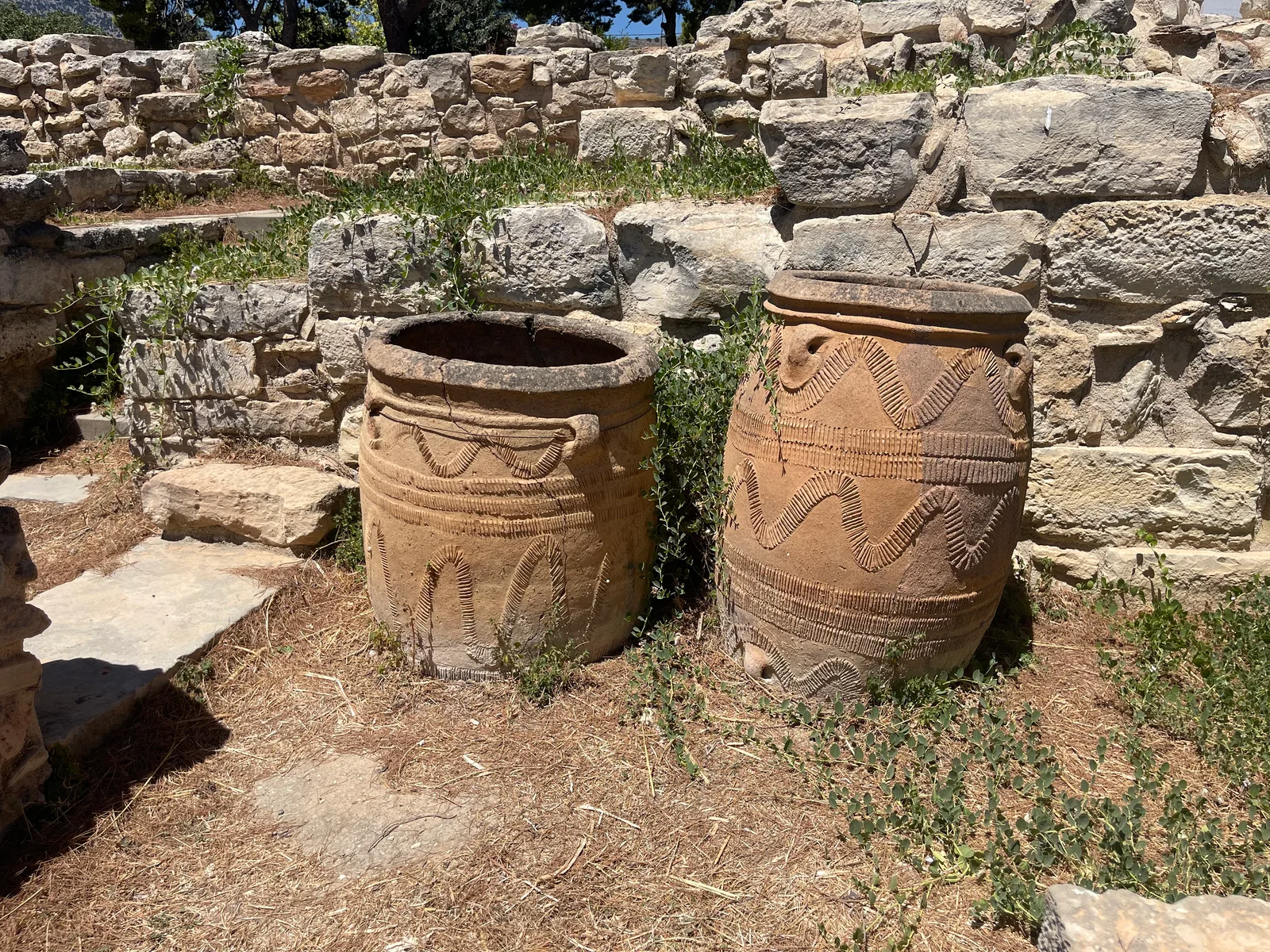 Details at Archaeological Site of Tylissos Heraklion — travel photo