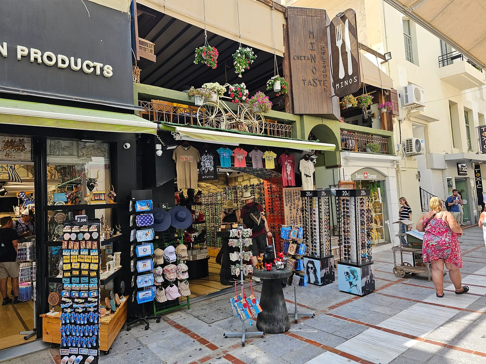 Interior at Herakleion Central Market Heraklion — travel photo