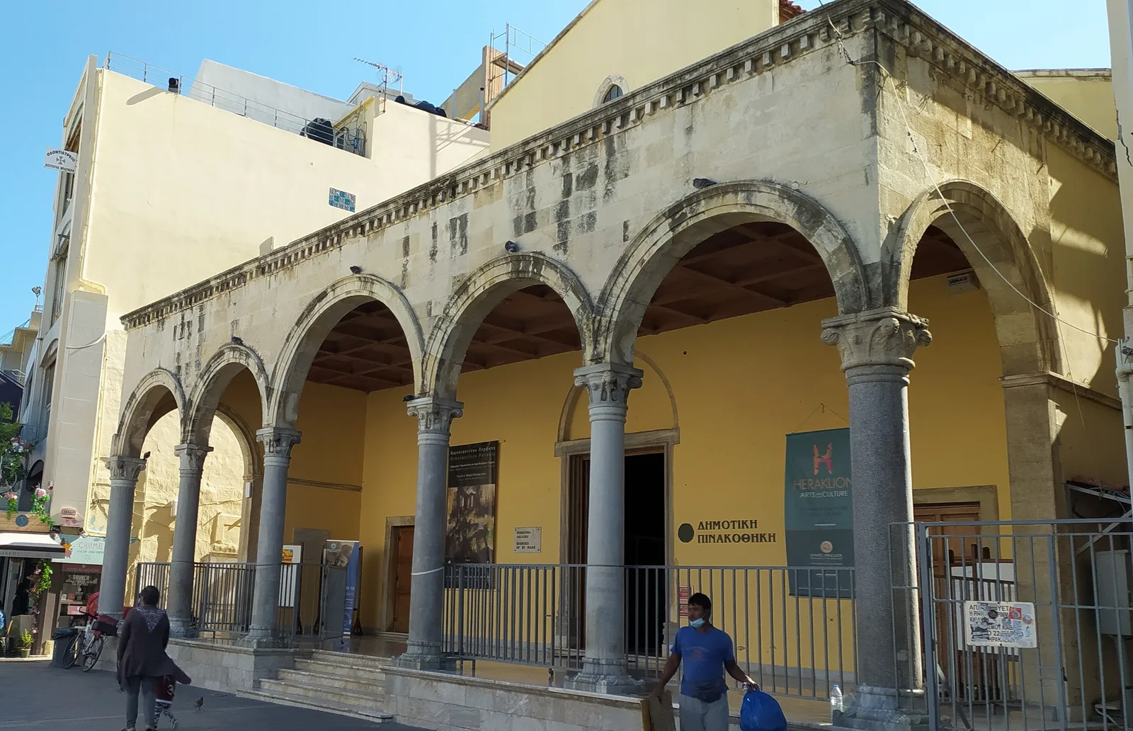 Interior at Heraklion Municipal Art Gallery Heraklion — travel photo