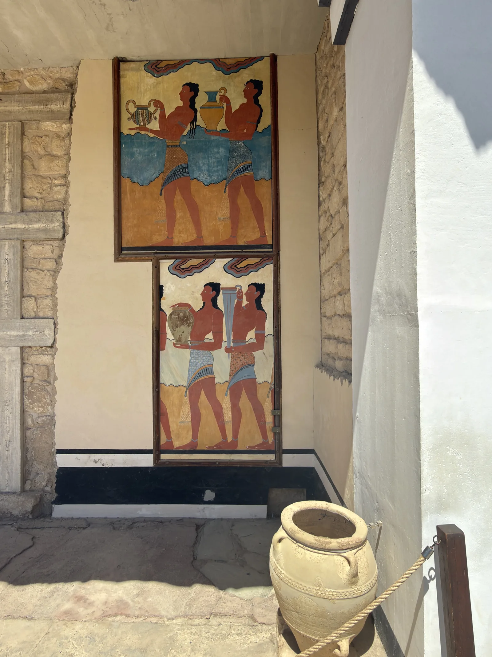 Interior at Knossos Palace Heraklion — travel photo