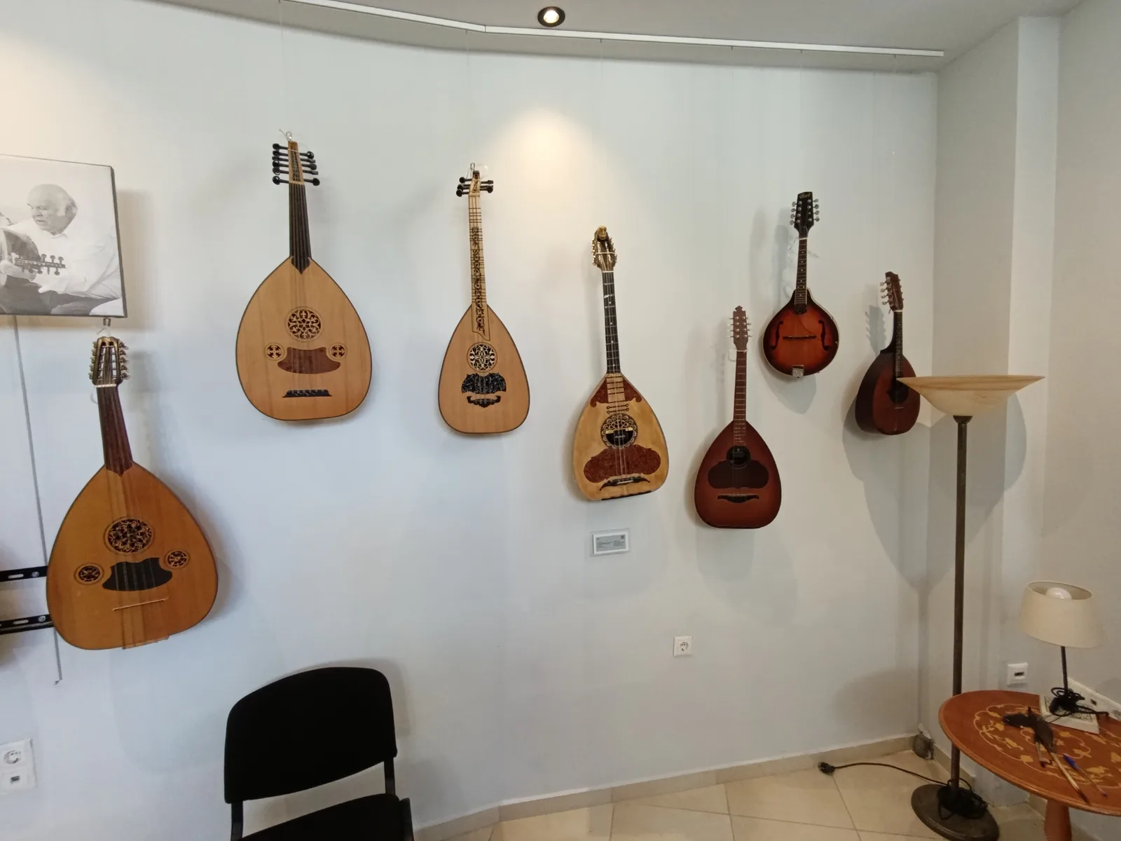 Interior at Museum of musical instruments “Thirathen” Heraklion — travel photo